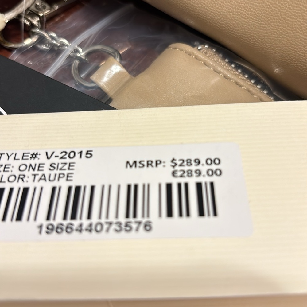 Valentino Orlandi Tan Crossbody & Card Holder NEW - Picture 11 of 14